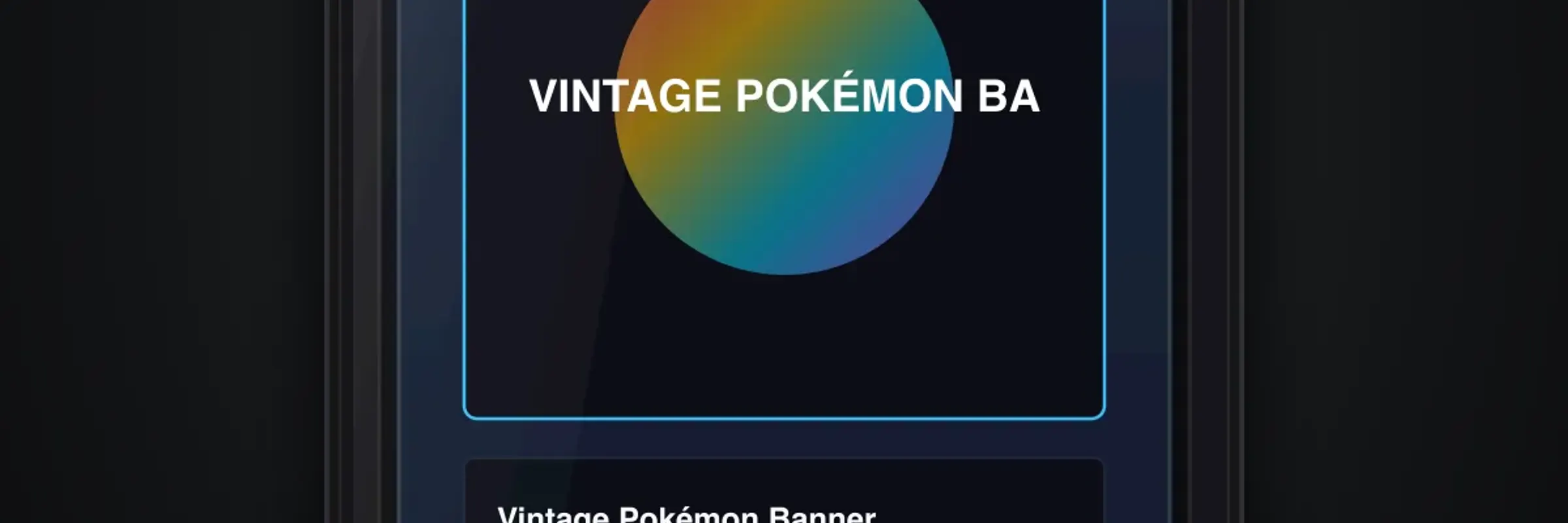 Vintage Pokémon